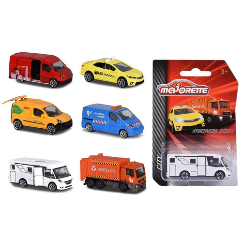212057500 Majorette Şehir Araçları 7,5cm - 1adet stokta olan gönderilir Kız Erkek Çocuk Oyuncak Eğit