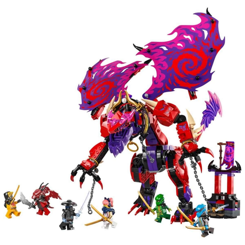 LEGO NINJAGO Thunderfang Kaos Ejderhası 71832 Kız Erkek Çocuk Oyuncak Eğitici Oyuncaklar