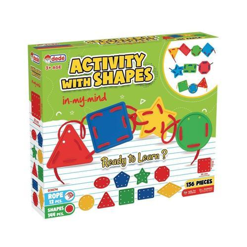 03674 Dede, Şekillerle Aktivite / +3 yaş Kız Erkek Çocuk Oyuncak Eğitici Oyuncaklar