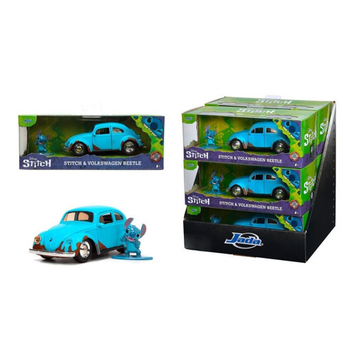 9333251314R00 Lilo ve Stitch 1959 VW Beetle 1 32 Kız Erkek Çocuk Oyuncak Eğitici Oyuncaklar