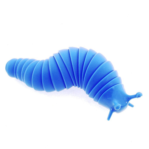 Kıvrılabilen Plastik Mavi Salyangoz Kız Erkek Çocuk Oyuncak Eğitici Oyuncaklar