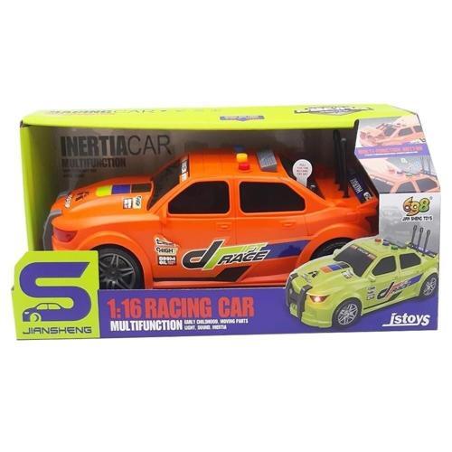 SESLİ IŞIKLI SÜRTMELİ SPOR ARABA 24 Kız Erkek Çocuk Oyuncak Eğitici Oyuncaklar