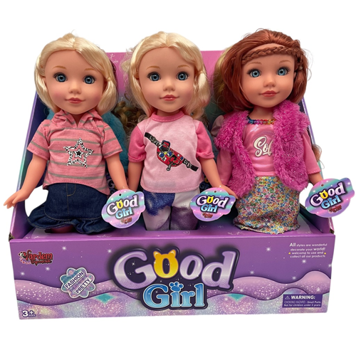 WG-36001 MÜZİKLİ 36CM GOOD GIRL BEBEK Kız Erkek Çocuk Oyuncak Eğitici Oyuncaklar