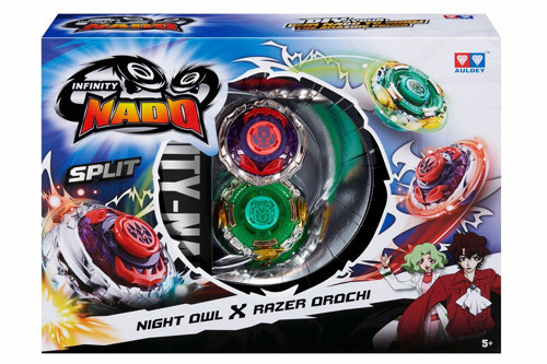 Infinity Nado Split Metal 2´li Set Night Owl Razer Orochi Kız Erkek Çocuk Oyuncak Eğitici Oyuncaklar