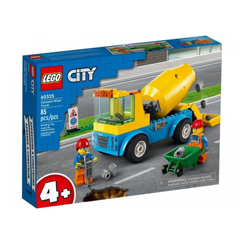 60325 LEGO® City - Beton Mikseri, 85 parça, +4 yaş Kız Erkek Çocuk Oyuncak Eğitici Oyuncaklar
