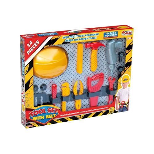 03649 Dede, Kemerli Tamir Seti Kız Erkek Çocuk Oyuncak Eğitici Oyuncaklar