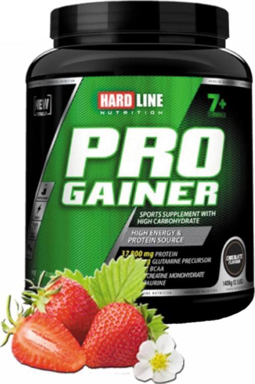 Progainer Çilek Aromalı Kilo Aldırıcı Hacim Kuvvet Güç Enerji Diyet Form 1406 gr
