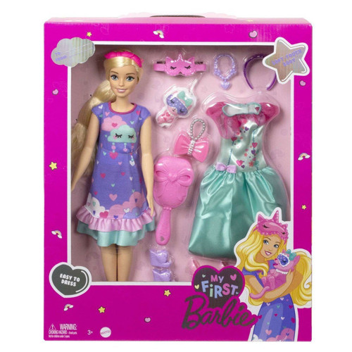HMM66 My First Barbie - İlk Barbie Bebeğim Kız Erkek Çocuk Oyuncak Eğitici Oyuncaklar
