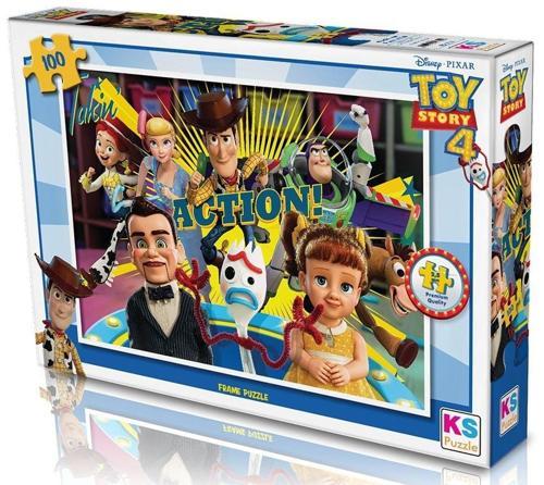 KS Puzzle 100 Parça Toy Story Kız Erkek Çocuk Oyuncak Eğitici Oyuncaklar