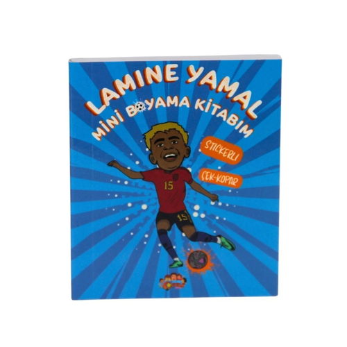 Lamine Yamal Mini Boyama Kitabı Kız Erkek Çocuk Oyuncak Eğitici Oyuncaklar