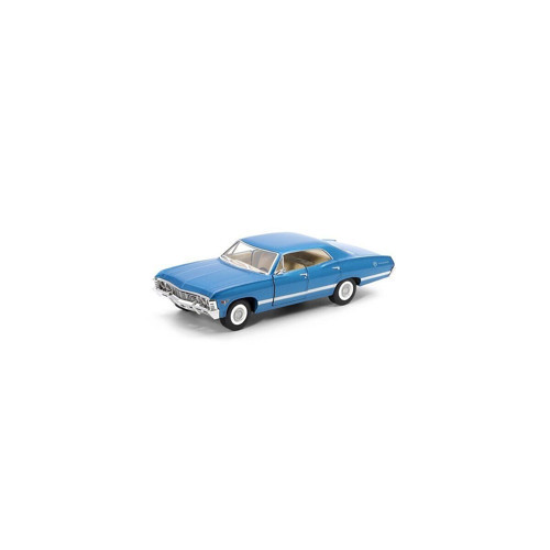 KT5418D MAVİ-SİYAH ÇEKBIRAK 1967 CHEVROLET IMPALA Kız Erkek Çocuk Oyuncak Eğitici Oyuncaklar