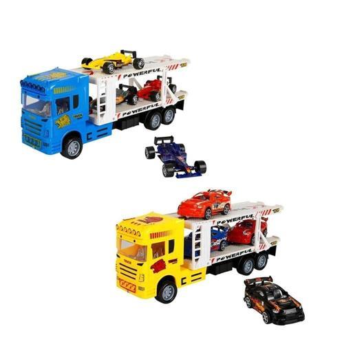 1:32 Maxx Wheels 2 Katlı Transporter 4 Araçlı Tır 32cm 1adet Fiyatıdır Kız Erkek Çocuk Oyuncak Eğiti