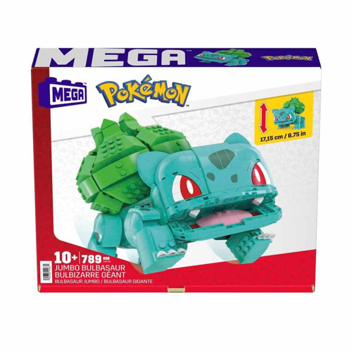 HNT96 MEGA Pokémon™ Jumbo Bulbasaur 789 parça +10 yaş Kız Erkek Çocuk Oyuncak Eğitici Oyuncaklar