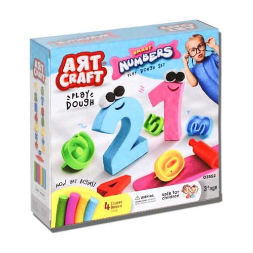 Dede 3D Rakamlar Oyun Hamuru Seti Kız Erkek Çocuk Oyuncak Eğitici Oyuncaklar