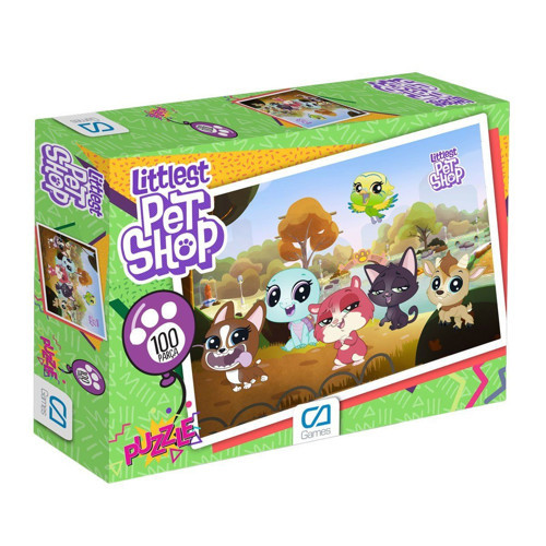 5011 CA100-5011 Litlest Petshop 100 Parça Puzzle -CA Puzzle Kız Erkek Çocuk Oyuncak Eğitici Oyuncakl
