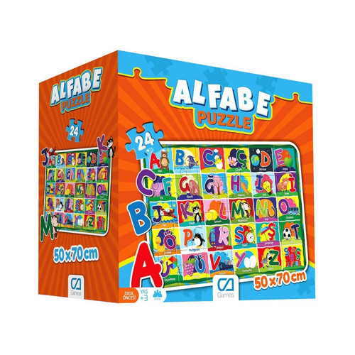 5027 Alfabe Yer Puzzle -CA Games Kız Erkek Çocuk Oyuncak Eğitici Oyuncaklar