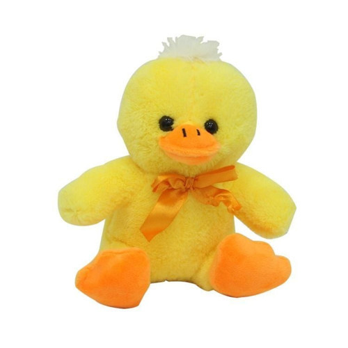 Sunman Peluş Oturan Ördek Kurdelalı 20cm Kız Erkek Çocuk Oyuncak Eğitici Oyuncaklar