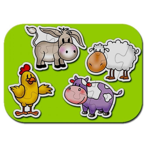 Baby Puzzle Farm Kız Erkek Çocuk Oyuncak Eğitici Oyuncaklar