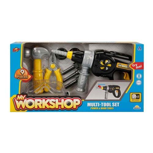 4606 Zapp Toys My Workshop Matkaplı Tamir Seti 9 Parça Kız Erkek Çocuk Oyuncak Eğitici Oyuncaklar