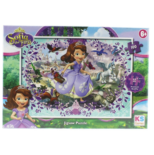 KS Puzzle 100 Parça Sofia Kız Erkek Çocuk Oyuncak Eğitici Oyuncaklar