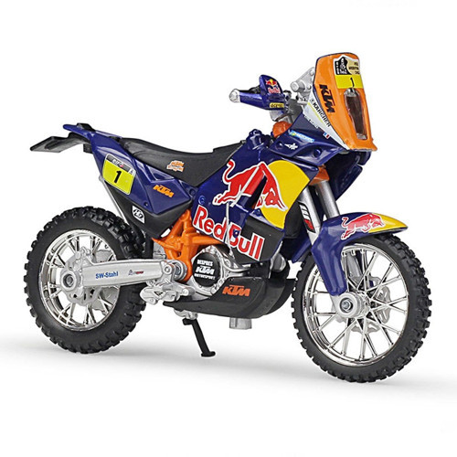 Bburago 1:18 KTM 450 Model Motor Kız Erkek Çocuk Oyuncak Eğitici Oyuncaklar