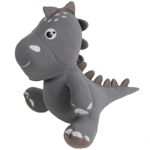Dino Peluş Oyuncak Gri 40cm Kız Erkek Çocuk Oyuncak Eğitici Oyuncaklar