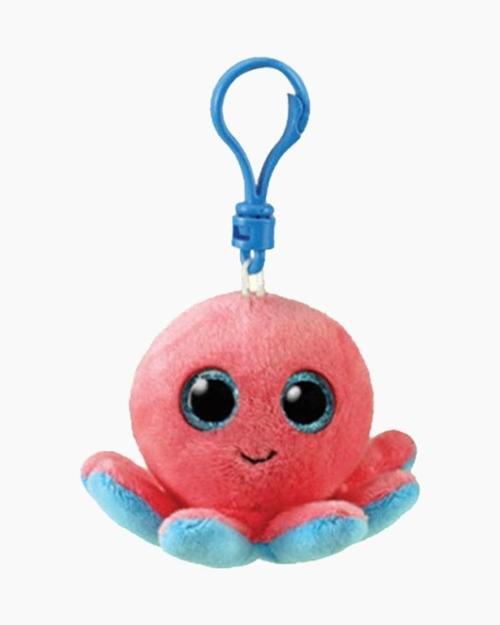 Ty Beanie Boos Peluş Pembe Ahtapot Anahtarlık Sheldon Kız Erkek Çocuk Oyuncak Eğitici Oyuncaklar