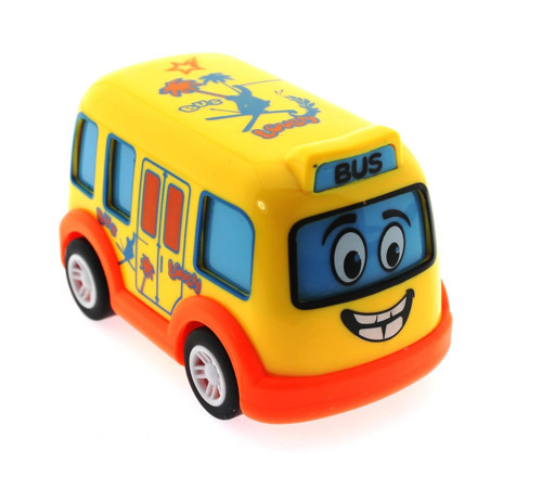 Çek Bırak Mini Sevimli Sarı Otobüs Kız Erkek Çocuk Oyuncak Eğitici Oyuncaklar