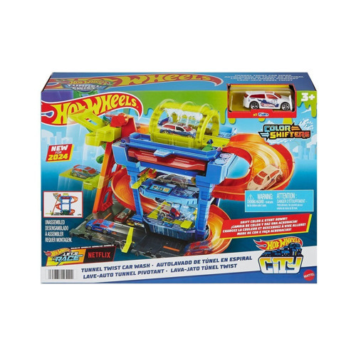 HTN80 Hot Wheels Oto Yıkama Oyun Seti Kız Erkek Çocuk Oyuncak Eğitici Oyuncaklar