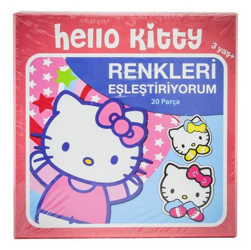 Hello Kitty Renkleri Eşleştiriyorum 20 Parça HK40629 Kız Erkek Çocuk Oyuncak Eğitici Oyuncaklar