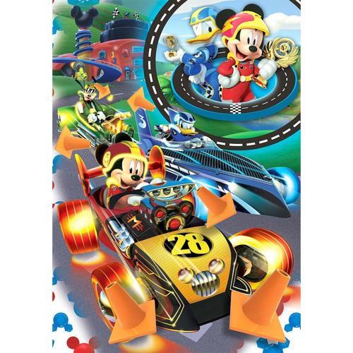 50 Parça Mickey Mouse Puzzle Kız Erkek Çocuk Oyuncak Eğitici Oyuncaklar
