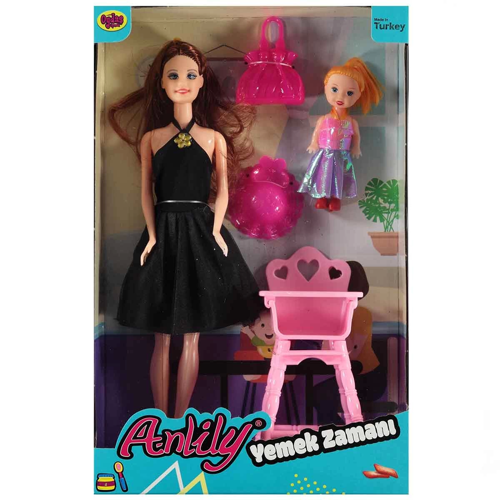 Anlily Yemek Zamanı 2'li Bebek Seti 02432 Kız Erkek Çocuk Oyuncak Eğitici Oyuncaklar