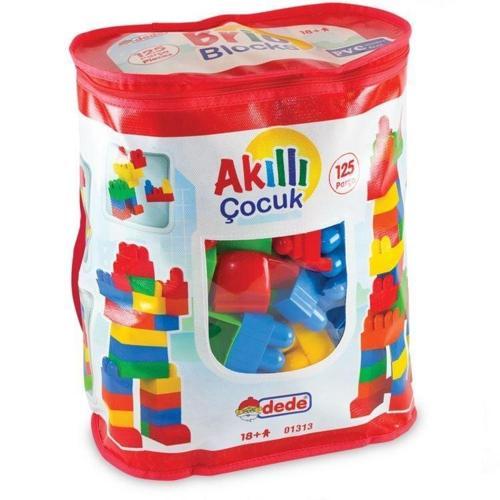 Dede 125 Parça Bloklar Kız Erkek Çocuk Oyuncak Eğitici Oyuncaklar