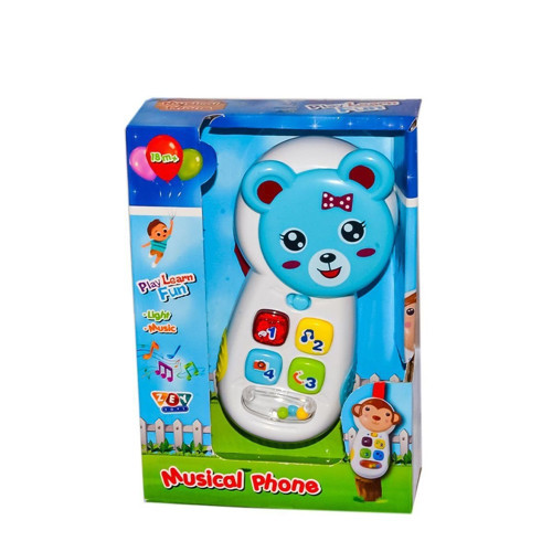 ZEY2023 Müzikli Telefon - Zeytoys Kız Erkek Çocuk Oyuncak Eğitici Oyuncaklar