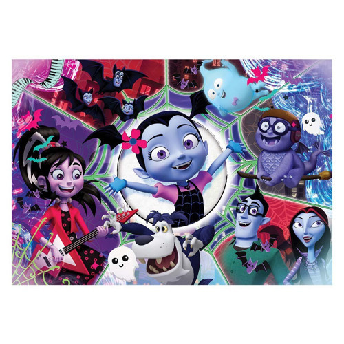 KS Vampirina 100 Parça Puzzle Kız Erkek Çocuk Oyuncak Eğitici Oyuncaklar