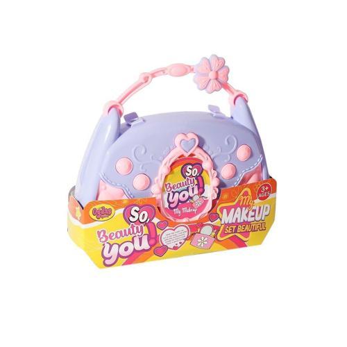 02621 Çantalı Güzellik Seti - Stokta Olan Renk Gönderilir Kız Erkek Çocuk Oyuncak Eğitici Oyuncaklar