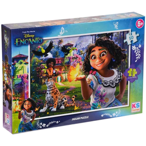 KS Encanto 50 Parça Puzzle Kız Erkek Çocuk Oyuncak Eğitici Oyuncaklar