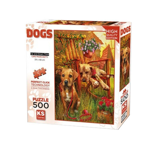 20067 Up And Down Time 500 Parça Puzzle Kız Erkek Çocuk Oyuncak Eğitici Oyuncaklar
