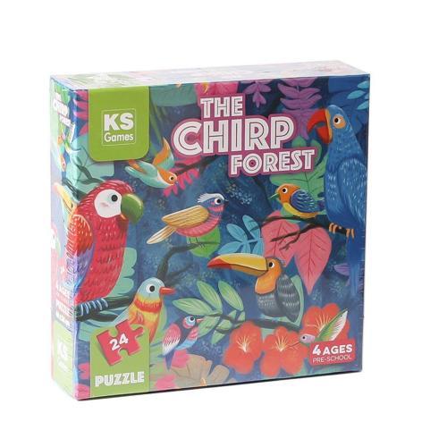 PRS 32709 The Chirp Forest Pre School Puzzle -Ks Puzzle Kız Erkek Çocuk Oyuncak Eğitici Oyuncaklar