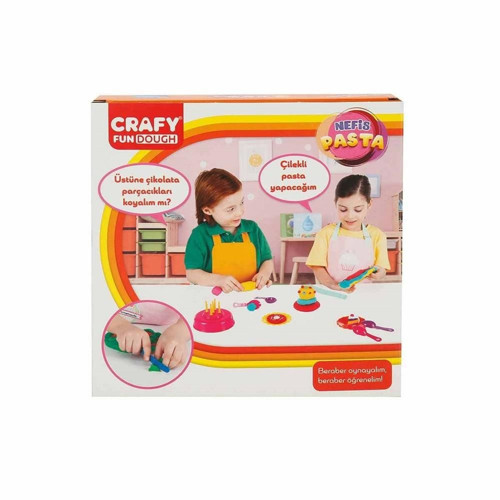 Crafy Nefis Pasta Oyun Hamur Seti 200 g 17 Parça Kız Erkek Çocuk Oyuncak Eğitici Oyuncaklar