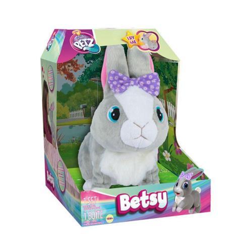 9586 Sesli ve Hareketli Peluş Tavşan Betsy -Sunman Kız Erkek Çocuk Oyuncak Eğitici Oyuncaklar