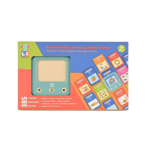 LC-31050 Öğretici Türkçe-İngilizce Konuşan Flash Kartlar -Let's Be Child Kız Erkek Çocuk Oyuncak Eği
