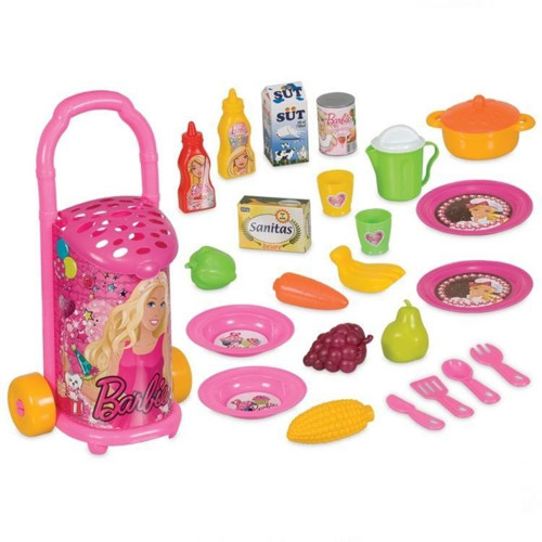Dede Barbie Pazar Arabası Kız Erkek Çocuk Oyuncak Eğitici Oyuncaklar