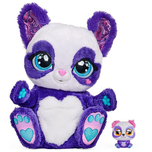 Peek-A-Roo Gizemli Bebek Etkileşimli Panda-Roo Peluş Oyuncak Kız Erkek Çocuk Oyuncak Eğitici Oyuncak