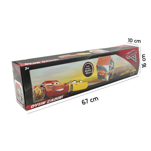 Cars Oyun Çadırı Ebat 95x95x65cm - 85062 Kız Erkek Çocuk Oyuncak Eğitici Oyuncaklar