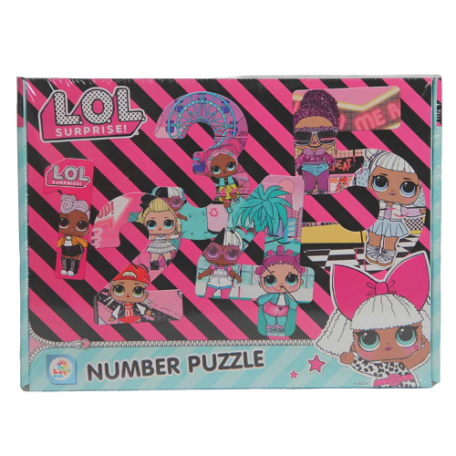 LOL Numara Puzzle 20 Parça Kız Erkek Çocuk Oyuncak Eğitici Oyuncaklar
