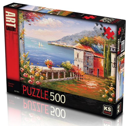 KS Games Garden & Sea Jin Park Puzzle 500 Parça 20058 Kız Erkek Çocuk Oyuncak Eğitici Oyuncaklar