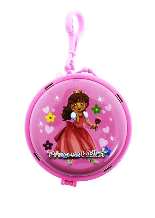 Prenses Pembe Metal Cüzdan Kız Erkek Çocuk Oyuncak Eğitici Oyuncaklar