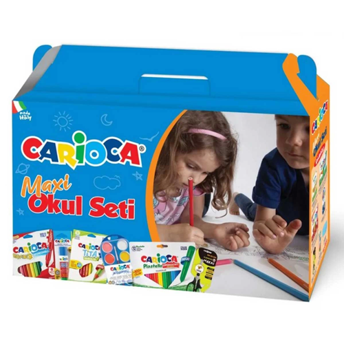 Carioca Maxi Okul Seti 42802 Kız Erkek Çocuk Oyuncak Eğitici Oyuncaklar