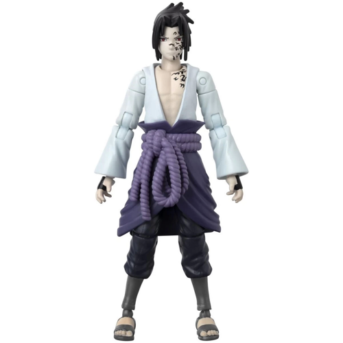 Bandai Anime Heroes Naruto Sasuke Uchiha Figür ve Aksesuar Seti 16cm Kız Erkek Çocuk Oyuncak Eğitici